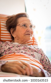 Mature Woman Hospital Bed Stock Photo 1033163515 Shutterstock