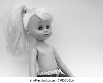 Naked Baby Doll On White Background Stock Photo Shutterstock