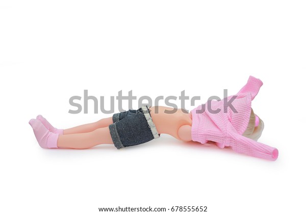 Naked Baby Doll On White Background Stock Photo Shutterstock