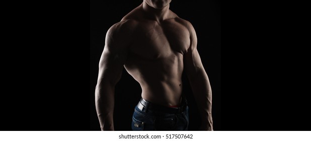 Naked Torso Athlete Bodybuilder Man On Stock Photo Shutterstock