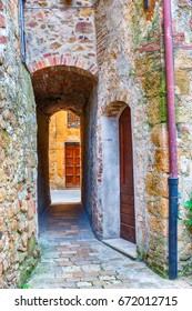 Narrow Alley Street Old Italian Village Stock Photo Edit Now 672012715