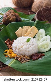 Nasi Lemak Traditional Malay Curry Paste Stock Photo 215712469