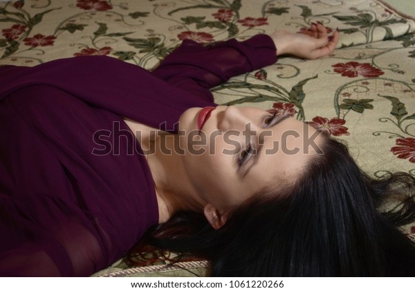 Noir Film Sexual Woman Being Strangled Stock Photo Shutterstock