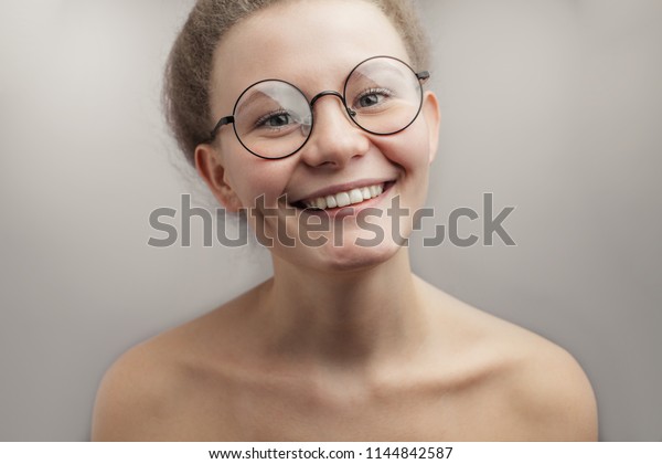 Nude Girl Positive Look Nude Female Stock Photo Edit Now