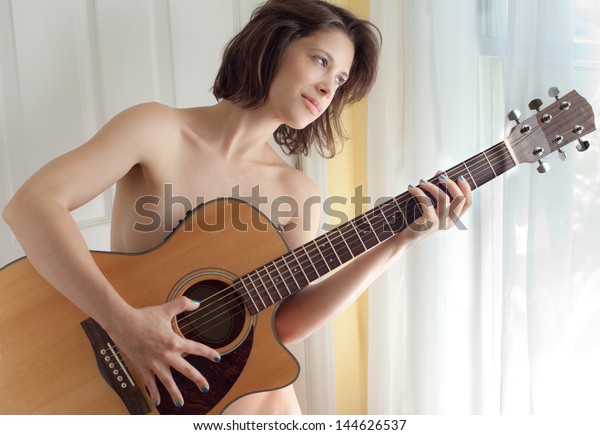 Nude Woman Guitar Stock Photo 144626537 Shutterstock