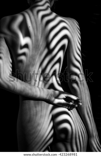 Nude Woman Sexy Artistic Black White Stock Photo Edit Now 423268981