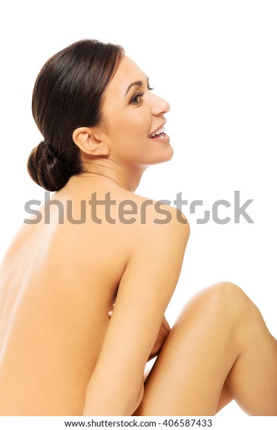 Nude Woman Sitting Knees Close Chest ภาพสตอก 406587433 Shutterstock