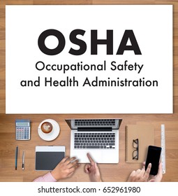 Occupational Safety Health Administration Osha Business Stock Photo