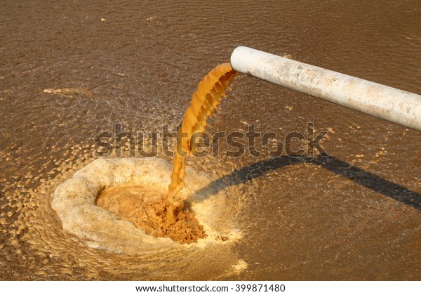 Palm Oil Mill Industrial Wastewater Effluent Stock Photo Edit Now