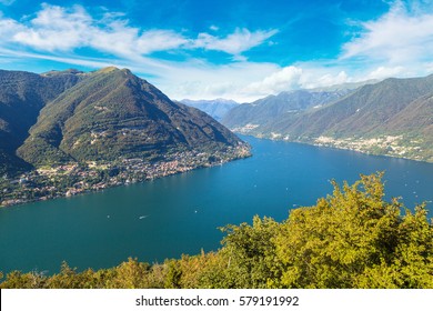 Panoramic Aerial View Lake Como Italy Stock Photo Shutterstock