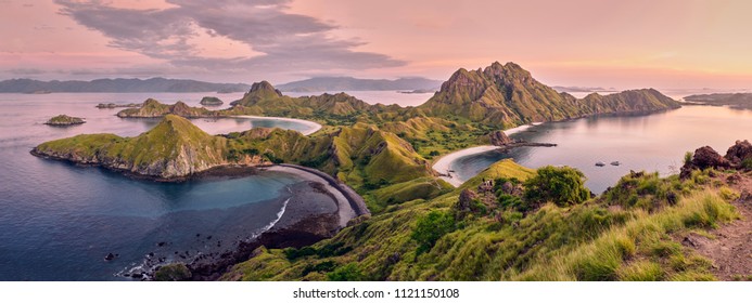 Landscape View Top Padar Island Komodo Stock Photo Shutterstock