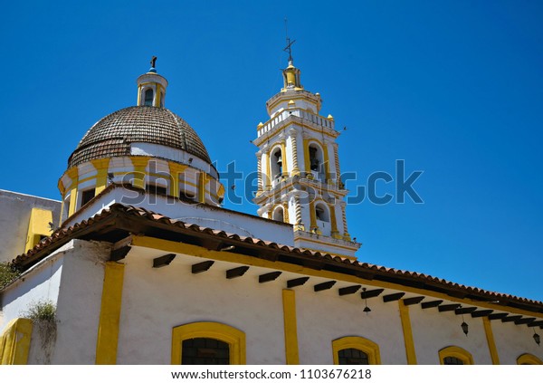 Panoramic View Indigenous Baroque Church Parroquia Stock Photo Edit