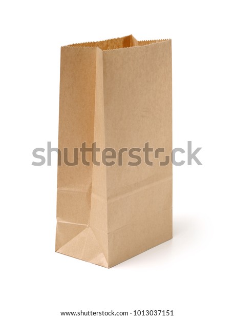 Paper Bags On White Background Stock Photo Edit Now