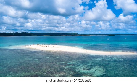 Paradise Naked Island Siargao Philippines Foto Stock