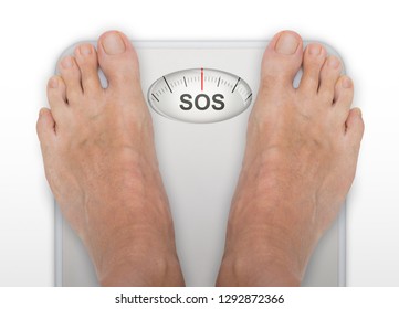 Person Standing On Weight Scale Choose Stock Photo Edit Now