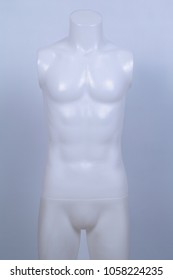 Plastic Male Mannequins Showcases Male Show Stock Photo 1058224235