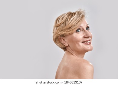 Profile Nude Senior Woman Stock Photo Shutterstock