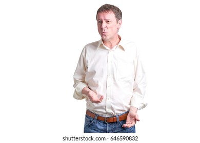 Full Length Mature Man Suffering Stomachache Stock Photo Edit Now