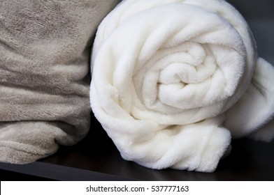 Rolled Blankets Stock Photo Shutterstock