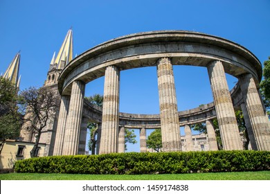 Rotonda De Los Jaliscienses Ilustres Landmark Stock Photo