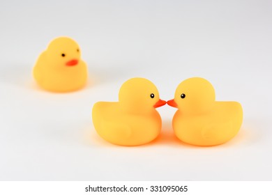 Rubber Ducks Kissing On Mouth Duck Stock Photo Shutterstock