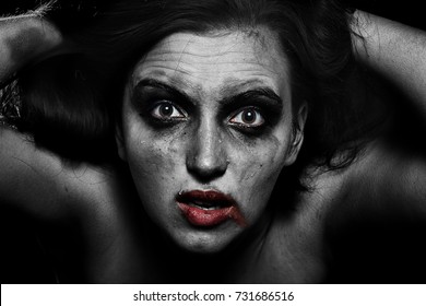 Scary Sinister Woman Evil Eyes Shutterstock