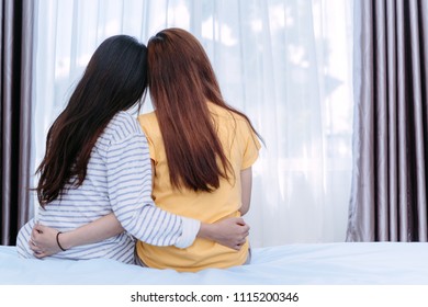 Same Sex Asian Lesbian Couple Lover Shutterstock