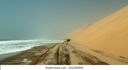 Sandwich Harbour Skeleton Coast Namibia Stock Photo