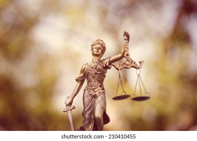 Themis Bronze Goddess Statue Holding Scales Stock Photo 139733227