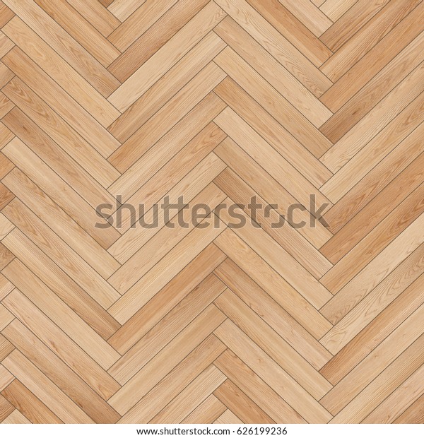 Seamless Wood Parquet Texture Herringbone Sand Color