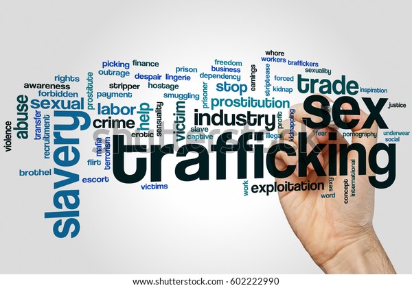 Sex Trafficking Word Cloud Concept On Stock Photo Shutterstock