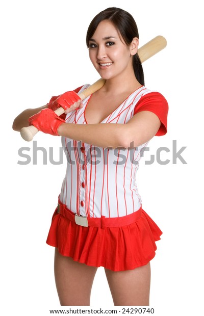 Sexy Baseball Woman Stock Photo 24290740 Shutterstock