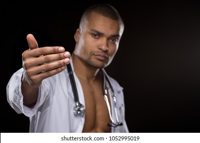 Sexy Naked Doctor Inviting You His Shutterstock