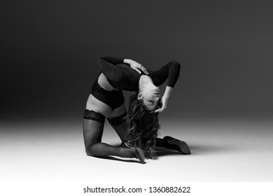 Sexy Strip Dancer Posing Studio Stock Photo 1360882622 Shutterstock