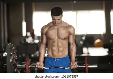 Sexy Strong Bodybuilder Athletic Fitness Man Stock Photo Shutterstock