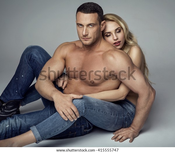 Sexy Undress Couple Touching Each Other Foto Stock 415555747 Shutterstock