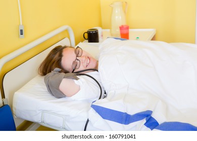 Sick Patient Hospital Bed Stock Photo Shutterstock