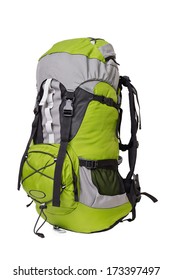 Side Shot Green Touristic Backpack On Stock Photo 173397497 Shutterstock