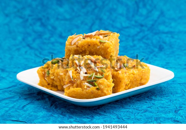 Sindhi Indian Mithai Sev Badam Halwa Stock Photo Shutterstock