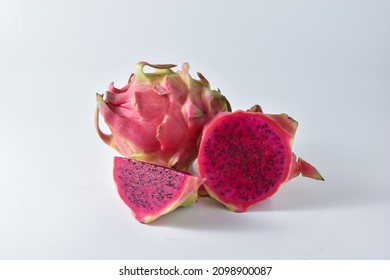 Sliced Red Dragon Fruit Buah Naga Stock Photo Shutterstock