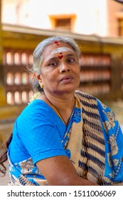 Smiling Mature Indian Woman Looking Directly Stock Photo 1511006069