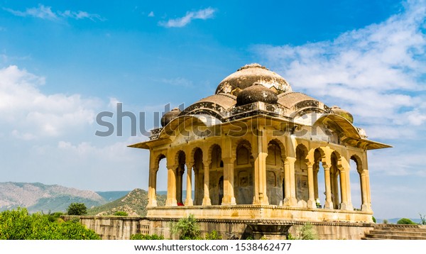 Spooky Ruins Bhangarh Fort Most Haunted Stock Photo