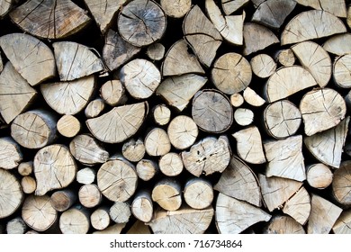 Stack Split Firewood Closely Stock Photo 716734864 Shutterstock