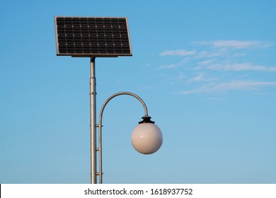 Street Lamp Post Solar Panel Energy Stock Photo 61716046 Shutterstock