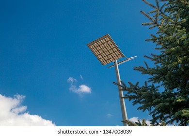 Street Lamp Post Solar Panel Energy Stock Photo Shutterstock