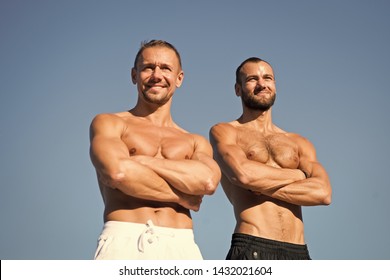 Men Muscular Nude Sexy Torso Sky Stock Photo 1126145426 Shutterstock