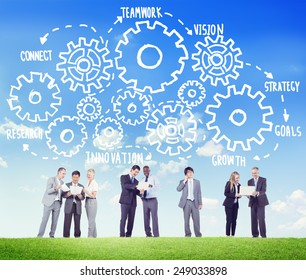 Team Teamwork Goals Strategy Vision Business Stock Photo 249033898