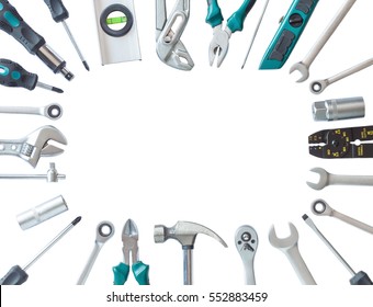 Tools Set Isolated On White Background Stock Photo Edit Now 552883459