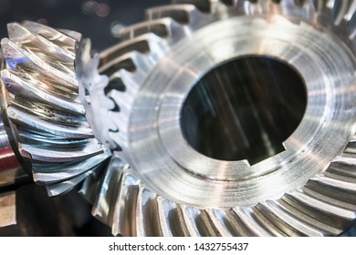 Tooth Gear Wheel Used Machining Metalworking Stock Photo