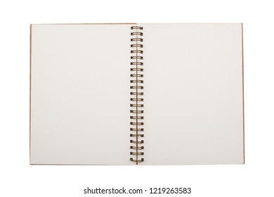 Top View Closeup Open Notebook Copper Stock Photo Shutterstock